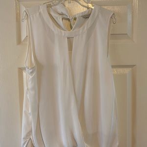 41 Hawthorn vneck blouse,  XL